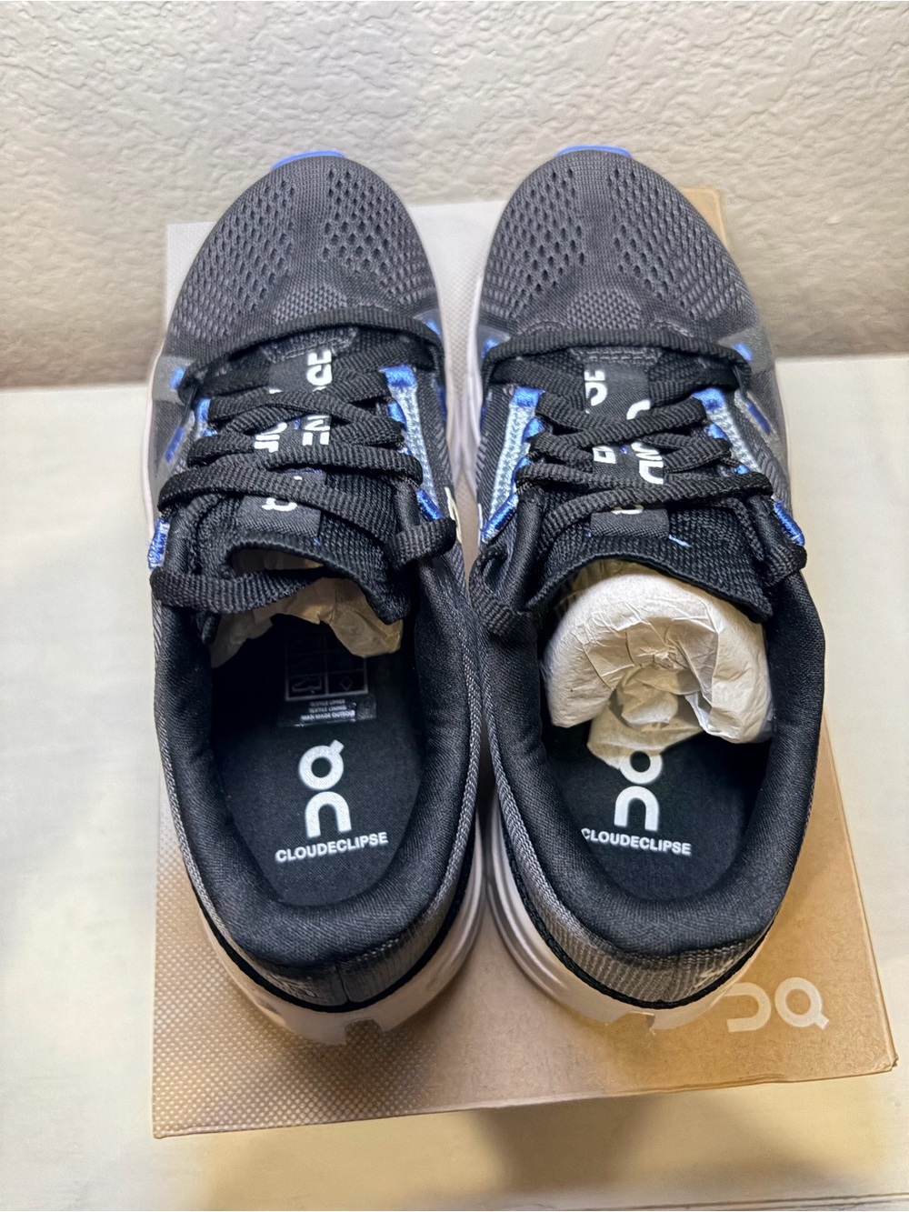 On Cloudeclipse Women's Black Frost Running Shoes 5.5W New - Picture 3 of 7